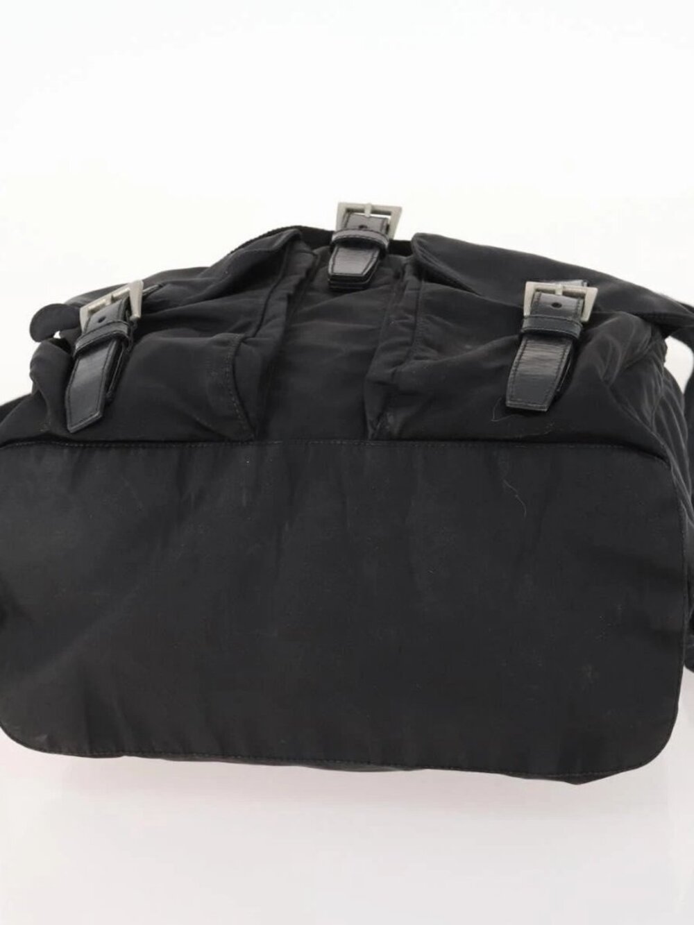 PRADA Backpack Nylon Black Silver Auth 171645 - Picture 7 of 16